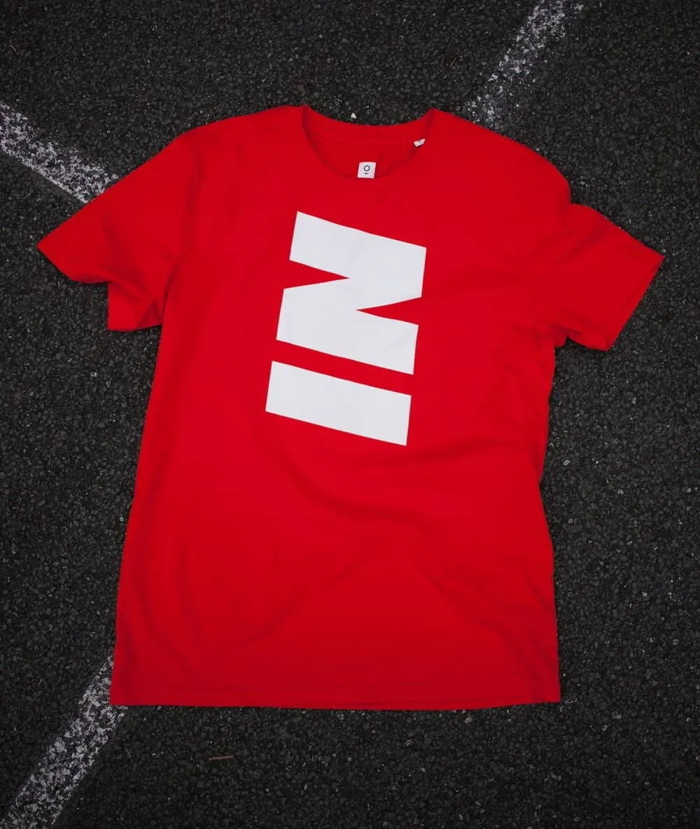 ON THE TOP | Tennis Inspired T-shirts IN Bright Red T-shirt