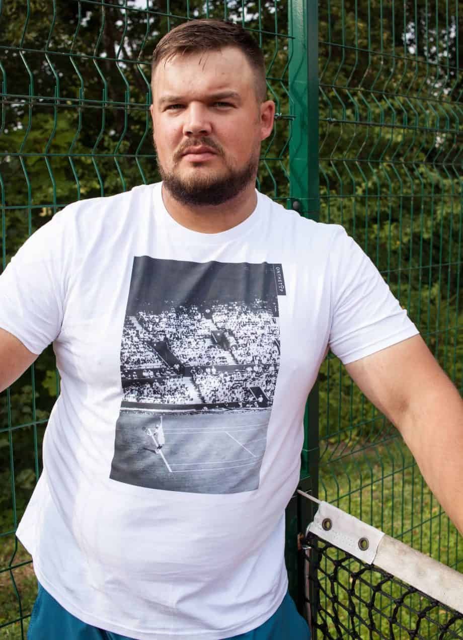 Tennis Tense Moment White T-shirt