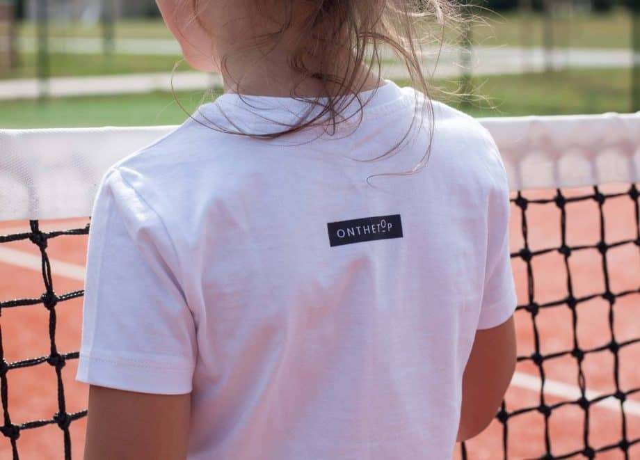 Kids Tennis Rackets White T-shirt