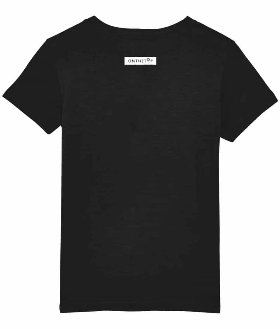 Kids Tennis Rackets Black T-shirt