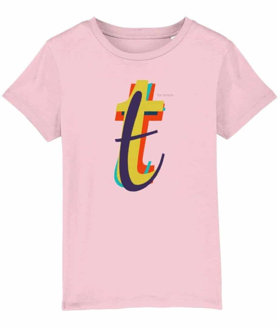 T for Tennis Cotton Pink T-shirt