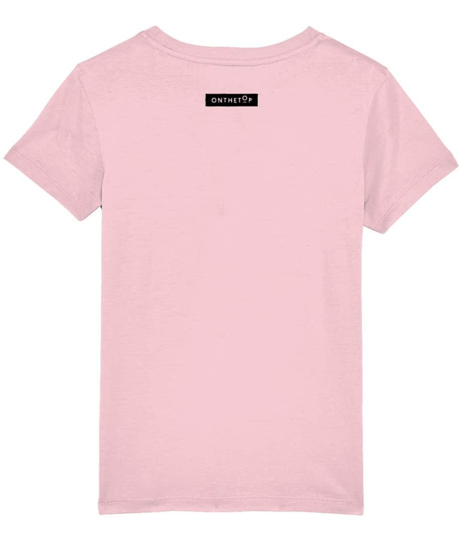 Kids Tennis Rackets Cotton Pink T-shirt
