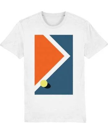 Tennis Baseline Shot White T-shirt