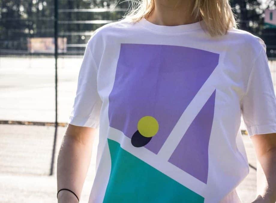 Deuce Side In Tennis White T-shirt