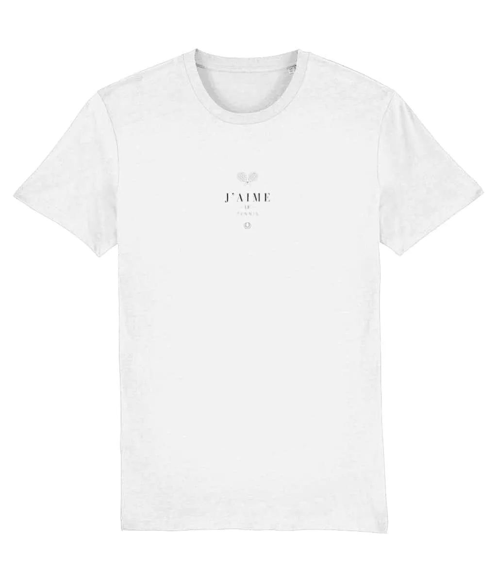 ON THE TOP | Tennis Inspired T-shirts I Love Tennis White T-Shirt