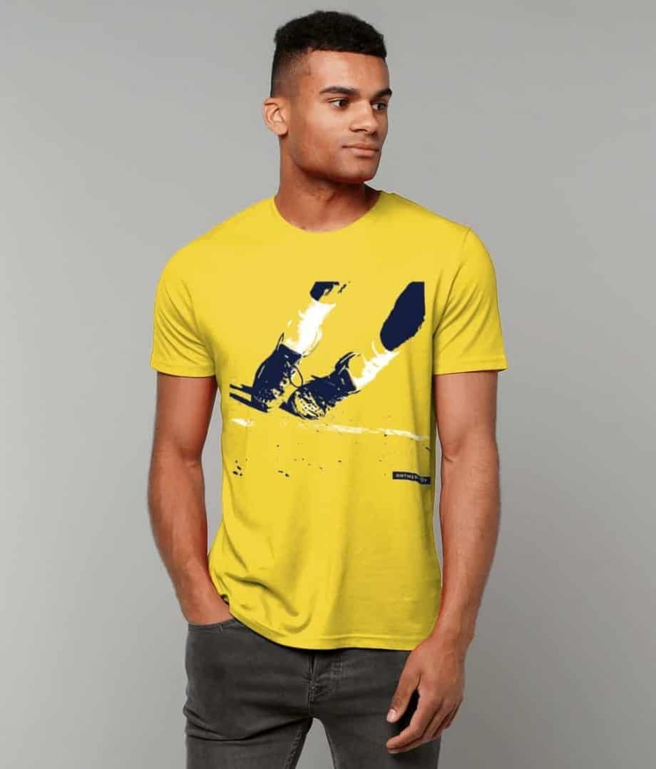 Before The Jump Golden Yellow Tennis T-shirt