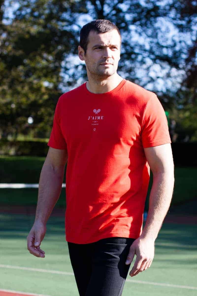 i love tennis red t-shirt