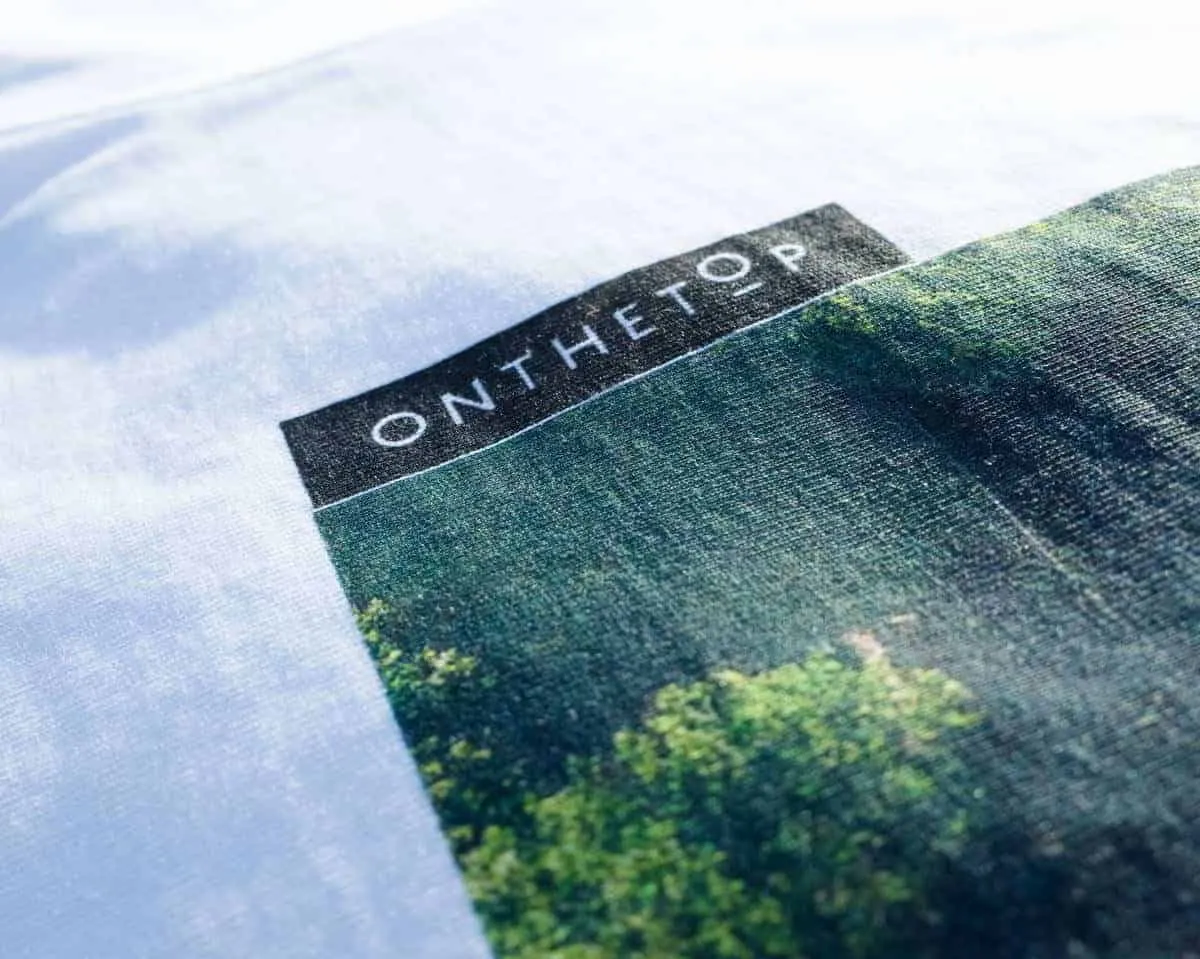 ON THE TOP | Tennis Inspired T-shirts Stunning Tennis Court White T-shirt